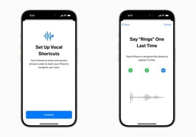 Phím tắt giọng nói iOS 18