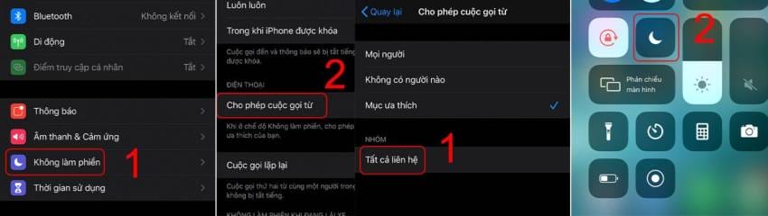 cách chặn tất cả cuộc gọi đến iphone