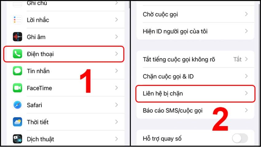 chặn số lạ trên iphone chặn số lạ iphone