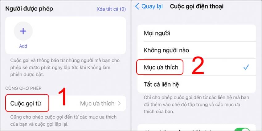 Cách chặn số lạ iPhone bằng chế độ không làm phiền chặn số lạ iphone