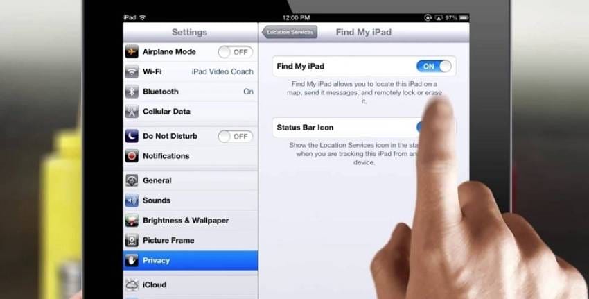 cách tìm ipad bị mất