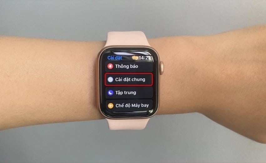 apple watch không hiện thông báo