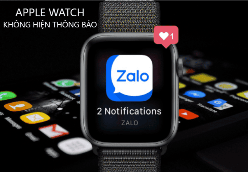 apple watch không hiện thông báo