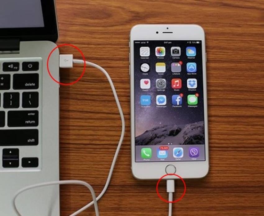 cách kết nối iphone vào máy tính