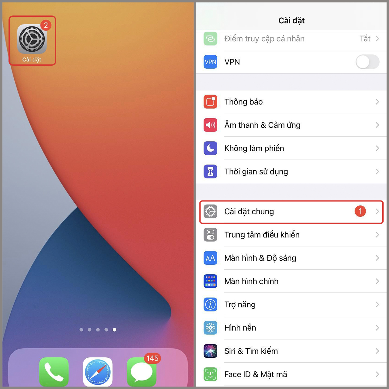 Cài đặt cài đặt chung Cài đặt cài đặt chung