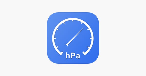 Test áp suất iPhone phần mềm hPa Barometer